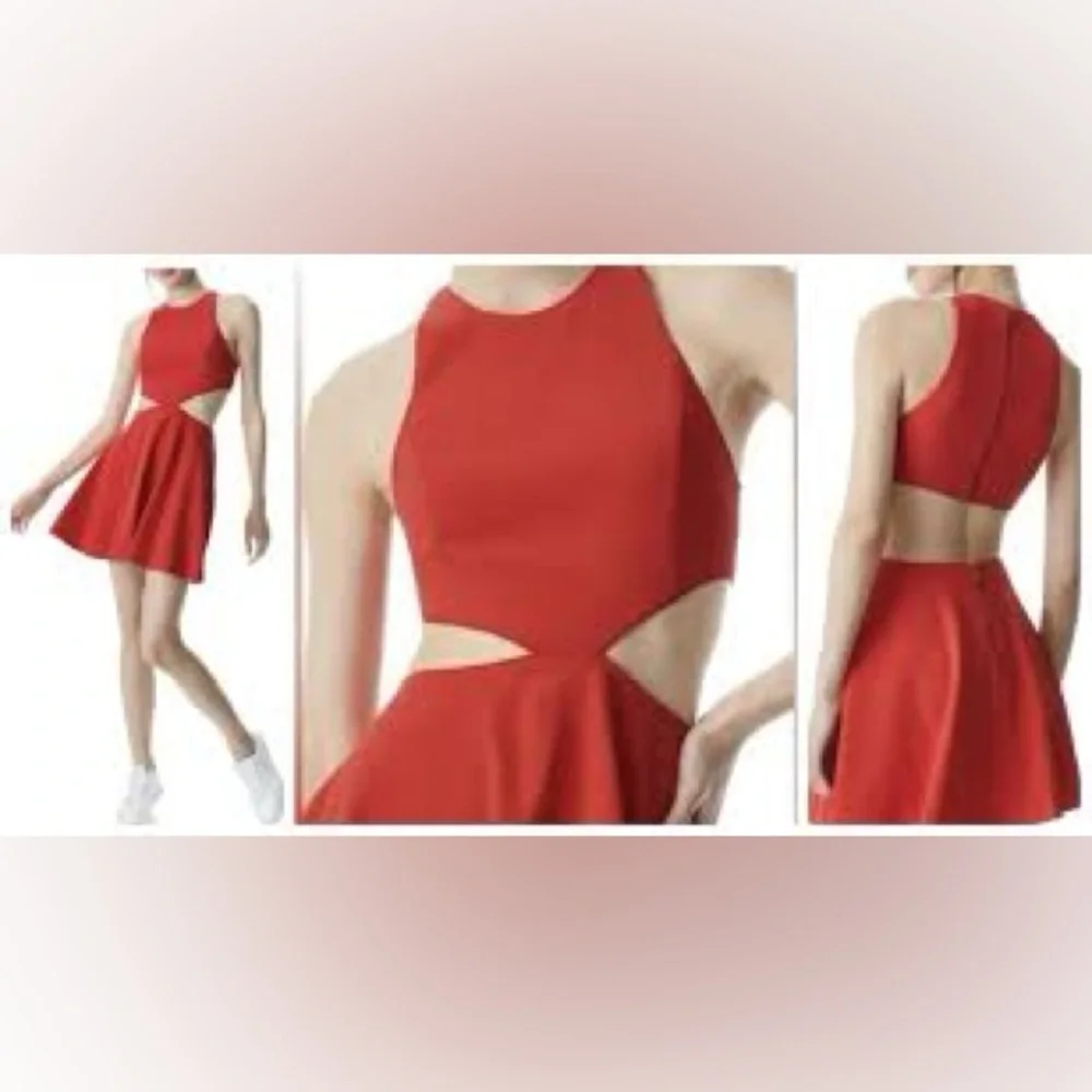 NWT Alice and Olivia cutout mini dress - Picture 2 of 8